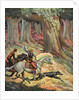 The Hunt in the Odenwald by Peter Hurd