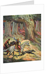 The Hunt in the Odenwald by Peter Hurd