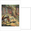 The Hunt in the Odenwald by Peter Hurd