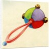 Illustration of child's rattle by Anonymous
