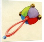Illustration of child's rattle by Anonymous