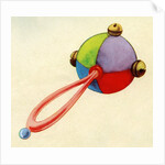 Illustration of child's rattle by Anonymous