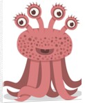Pink monster by Anonymous