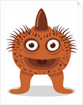 Orange monster by Anonymous