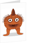 Orange monster by Anonymous