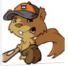 Squirrel Baseball Player by Anonymous