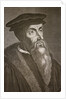 Engraved portrait of John Calvin by Anonymous