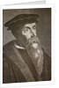 Engraved portrait of John Calvin by Anonymous