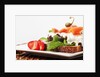 Open faced salmon and cottage cheese sandwich by Anonymous