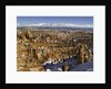 Snow at Sunset Point in Bryce Canyon National Park by Anonymous