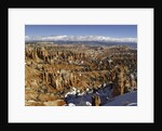 Snow at Sunset Point in Bryce Canyon National Park by Anonymous