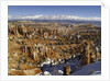 Snow at Sunset Point in Bryce Canyon National Park by Anonymous