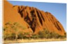 Ayers Rock in the Australian Outback by Anonymous