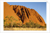 Ayers Rock in the Australian Outback by Anonymous