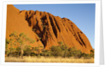 Ayers Rock in the Australian Outback by Anonymous