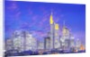 Skyscrapers in Frankfurt by Anonymous