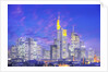 Skyscrapers in Frankfurt by Anonymous