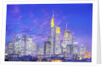 Skyscrapers in Frankfurt by Anonymous