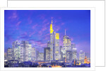 Skyscrapers in Frankfurt by Anonymous