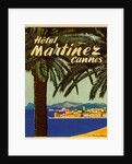 Hotel Martinez Cannes Luggage label by Anonymous