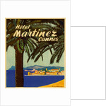 Hotel Martinez Cannes Luggage label by Anonymous