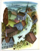 Illustration of the ride of Paul Revere by Janice Holland