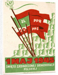 Polish postcard from May Day 1945 by Anonymous