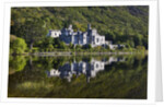 Kylemore Abbey reflected in lake by Anonymous