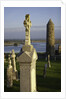 Gravestones at Clonmacnoise monastery by Anonymous