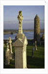 Gravestones at Clonmacnoise monastery by Anonymous