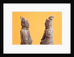 Miniature terracotta soldiers by Anonymous