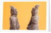 Miniature terracotta soldiers by Anonymous