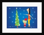 A Mother and Son at the Christmas Tree by Anonymous