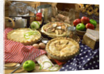 Baking pies by Anonymous