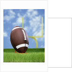 Football and field goal by Anonymous