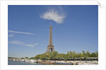 Eiffel Tower viewed from the Seine by Anonymous