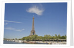 Eiffel Tower viewed from the Seine by Anonymous