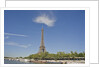 Eiffel Tower viewed from the Seine by Anonymous