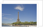 Eiffel Tower viewed from the Seine by Anonymous