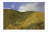 Full moon setting over mountain in Kluane National Park by Anonymous