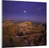 Moonrise over Bryce Canyon National Park by Anonymous