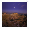 Moonrise over Bryce Canyon National Park by Anonymous