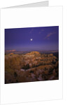 Moonrise over Bryce Canyon National Park by Anonymous