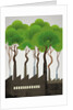 Trees rising from smokestacks by Corbis