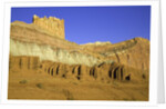 Castle and Fluted Wall Formations in Capitol Reef National Park by Anonymous