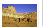 Castle and Fluted Wall Formations in Capitol Reef National Park by Anonymous