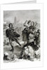 Illustration of Friederich Schiller skating on ice by Anonymous