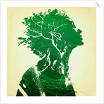 Green woman by Anonymous