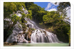 Waterfall in forest by Anonymous