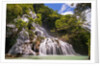 Waterfall in forest by Anonymous